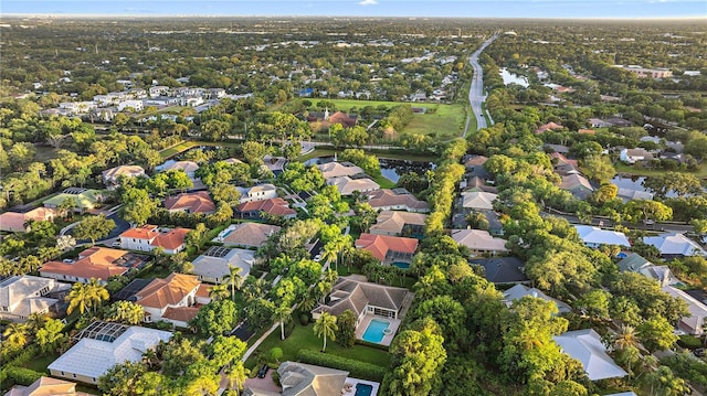 drone / aerial view featuring a residential view
