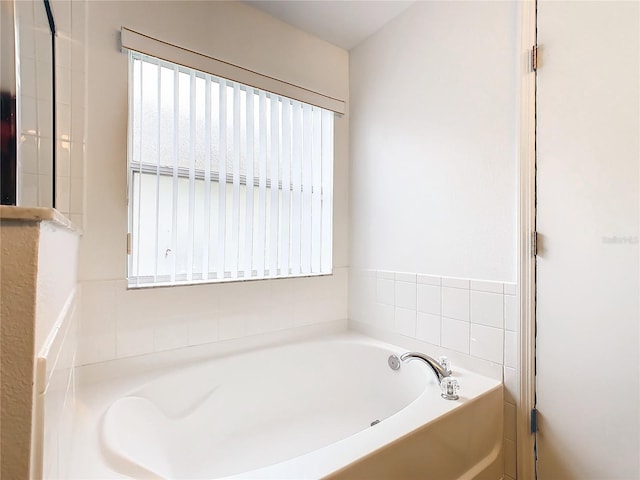 bathroom with a bathtub