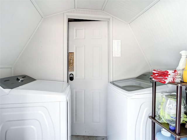 laundry room featuring independent washer and dryer