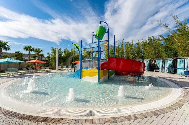 view of jungle gym