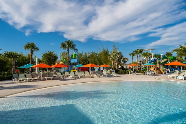 view of swimming pool