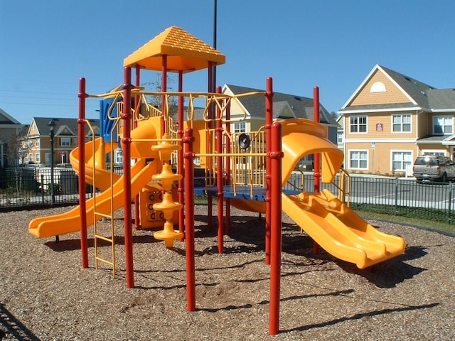 view of jungle gym