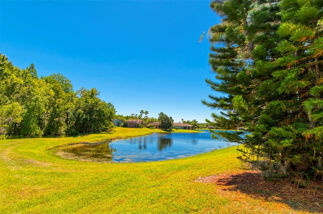 view of water feature