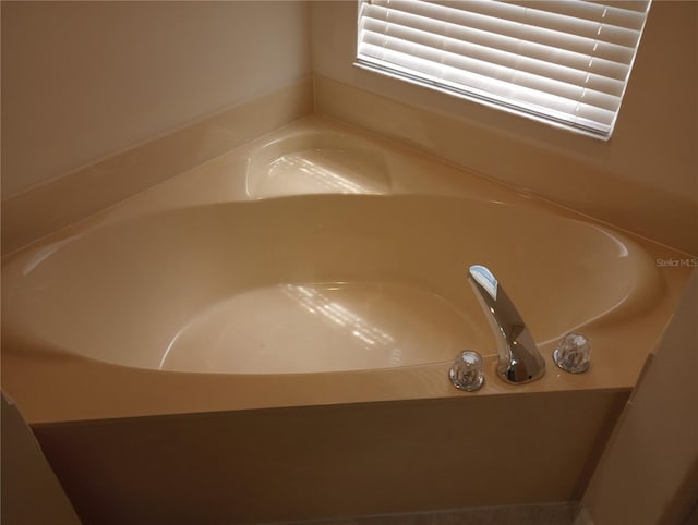 room details featuring a bathtub