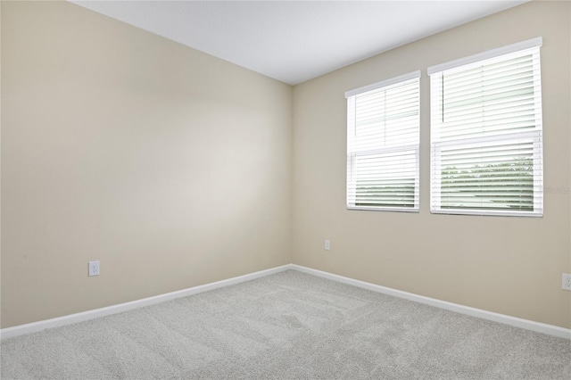 empty room featuring carpet floors