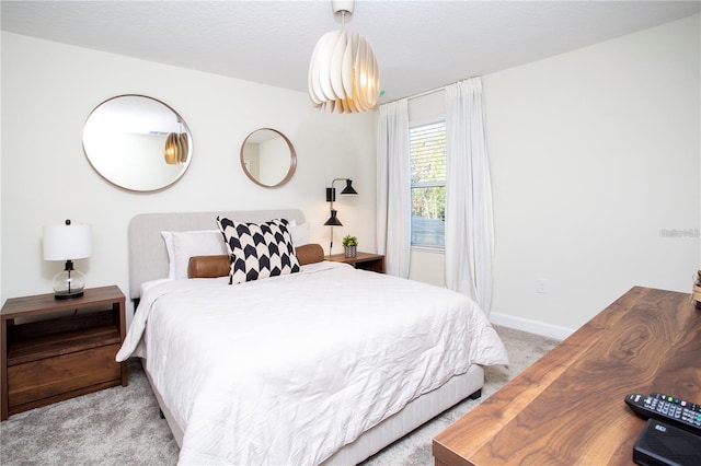 bedroom featuring carpet floors