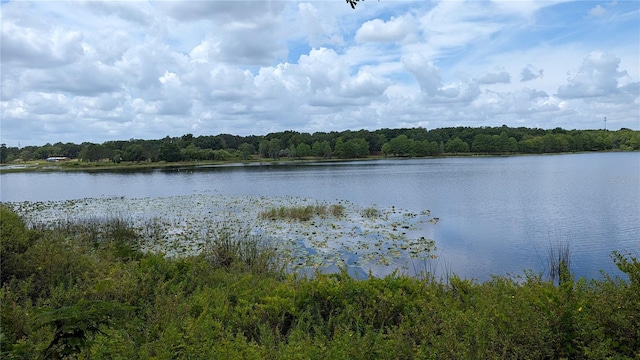 view of property view of water