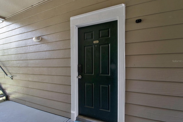 view of entrance to property