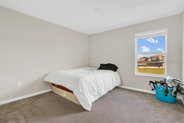 bedroom featuring carpet floors