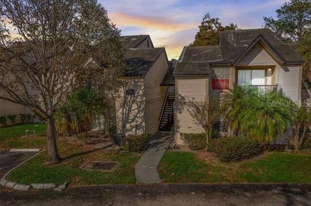 view of front of home