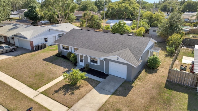 view of birds eye view of property