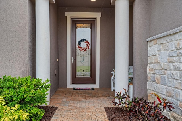 view of entrance to property