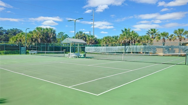 view of sport court