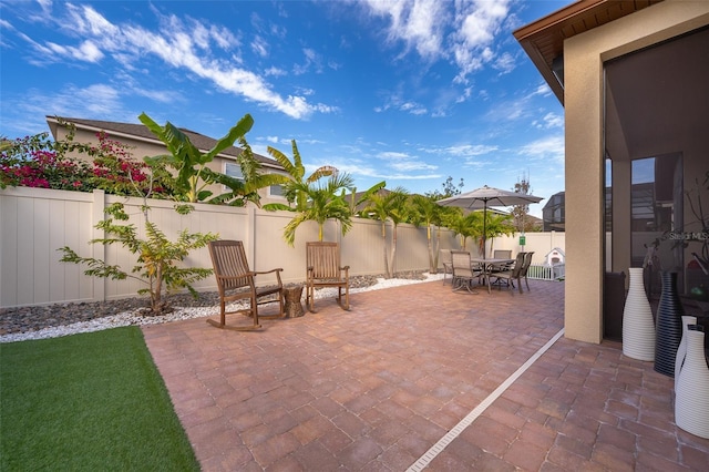 view of patio