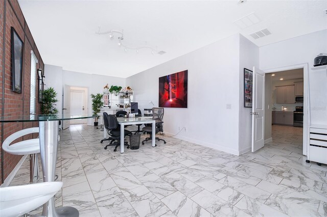 view of dining space