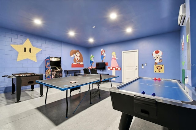 view of game room