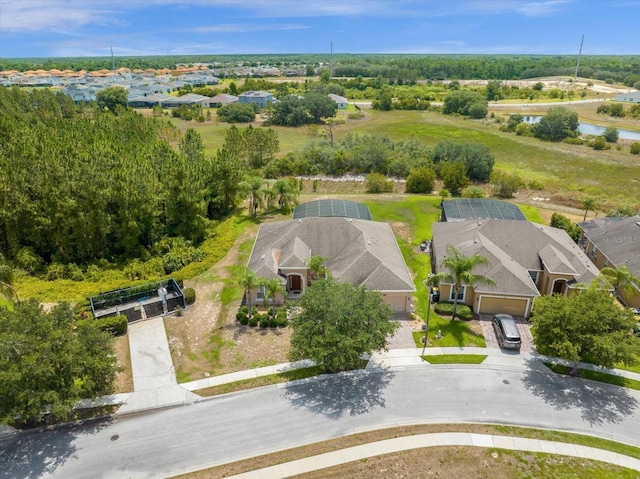 bird's eye view featuring a residential view