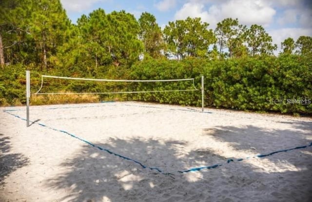 view of community with volleyball court