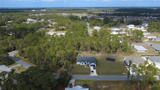 aerial view featuring a residential view