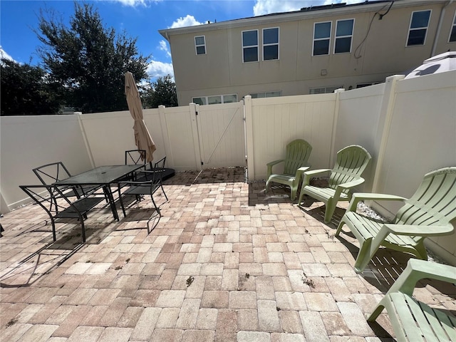 view of patio