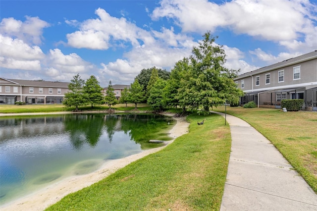 property view of water