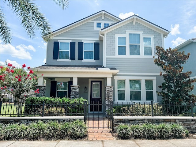 view of craftsman inspired home