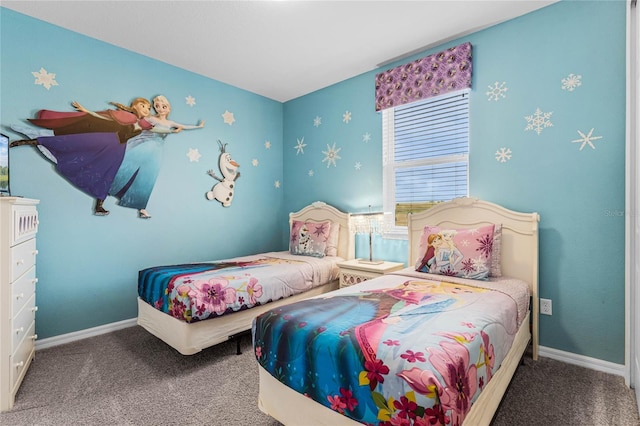 bedroom featuring carpet floors