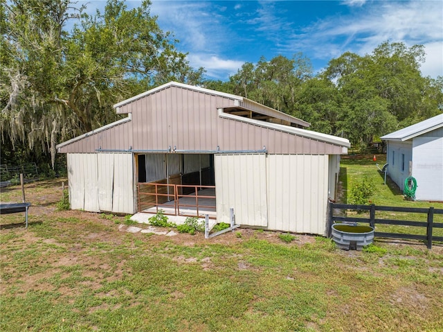 view of outbuilding