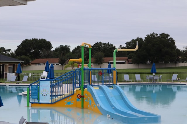 view of pool