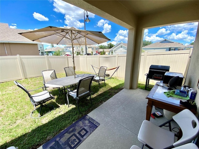 view of patio