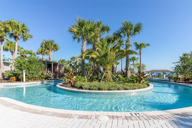 view of swimming pool