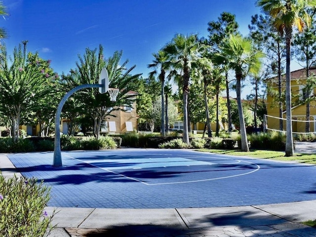 view of sport court