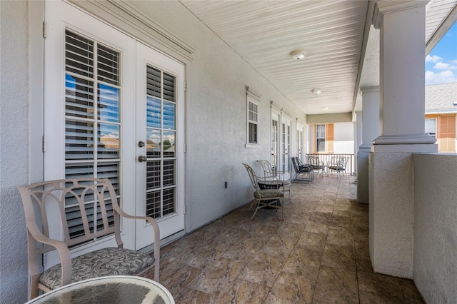 view of patio / terrace with french doors