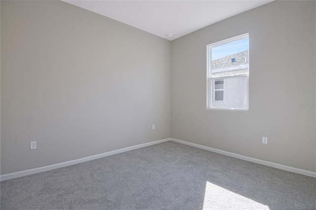 empty room with carpet floors