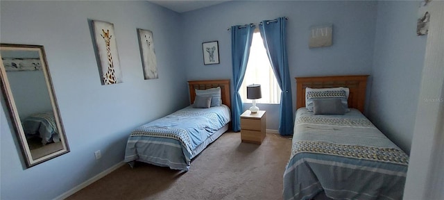 bedroom featuring carpet flooring