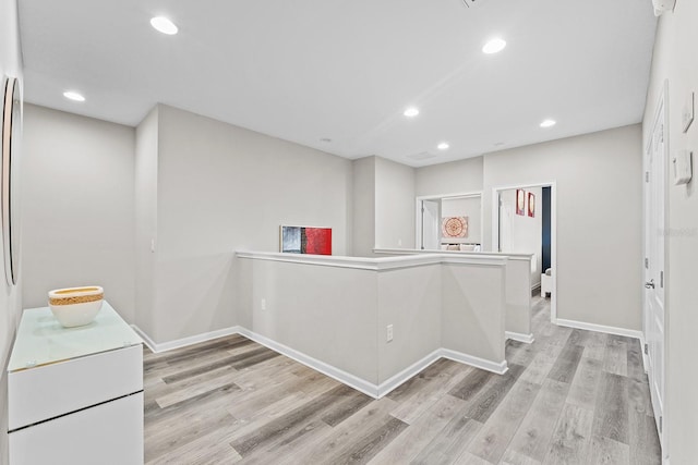 interior space featuring light hardwood / wood-style floors