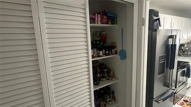 view of pantry