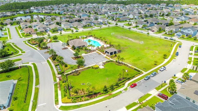 12151 Alder Branch Loop, Orlando, FL 32824 - aerial perspective of suburban area with a pool
