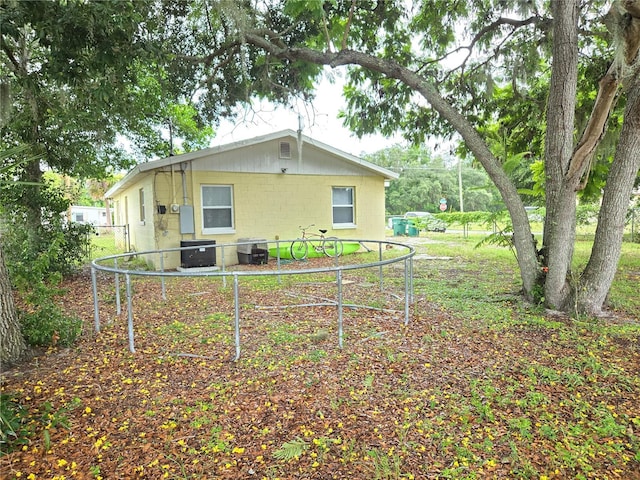 view of back of property