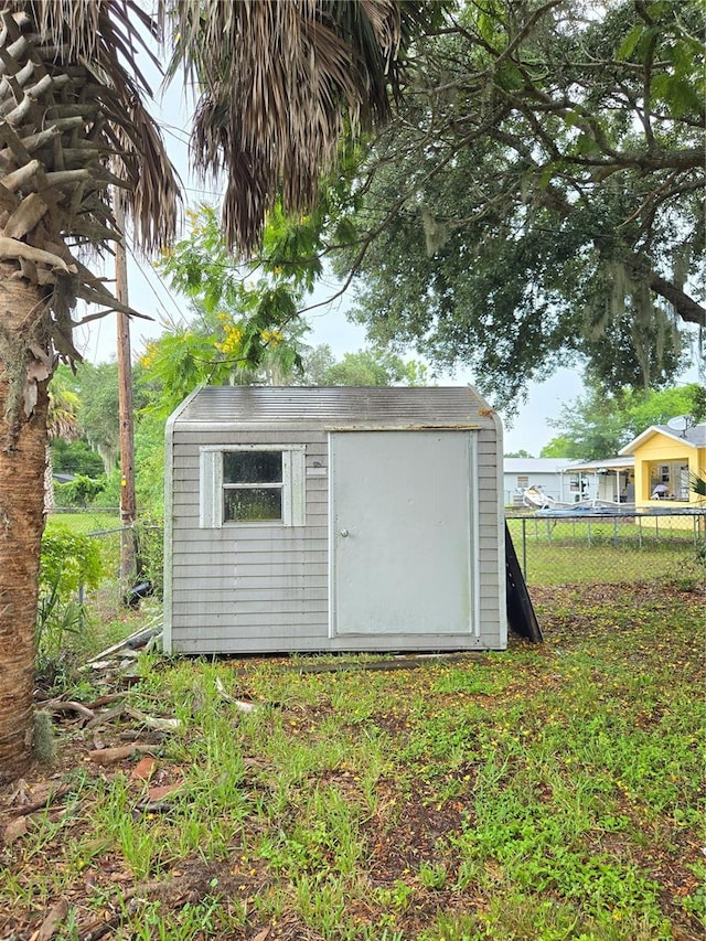 view of outbuilding