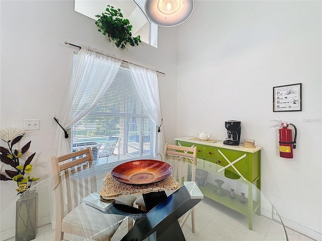 dining room featuring a wealth of natural light