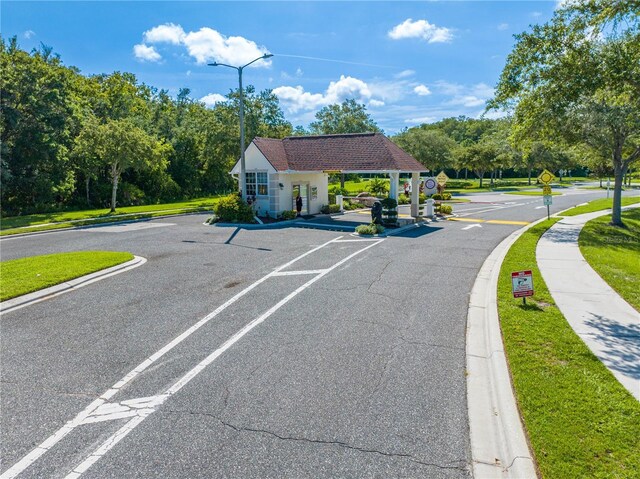 view of road