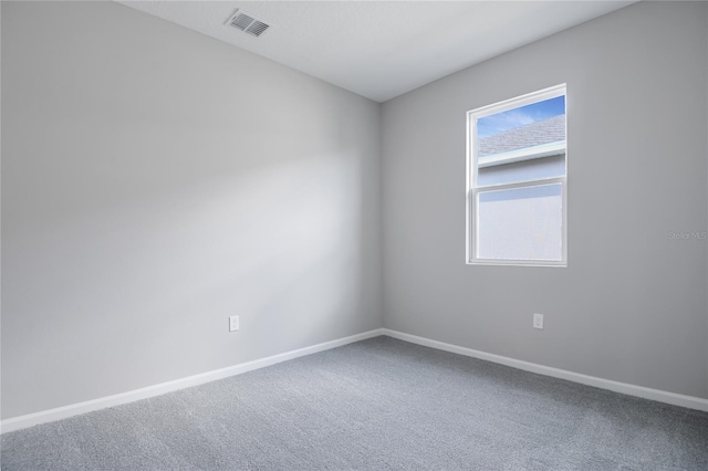 spare room with carpet floors