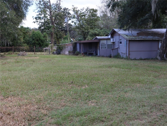 view of yard