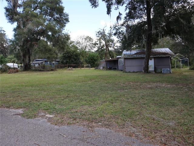 view of yard