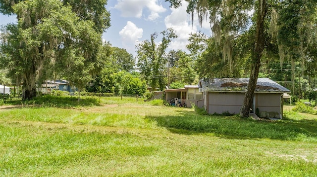 view of yard