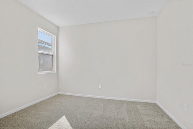 empty room featuring carpet flooring