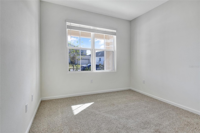 empty room featuring carpet floors