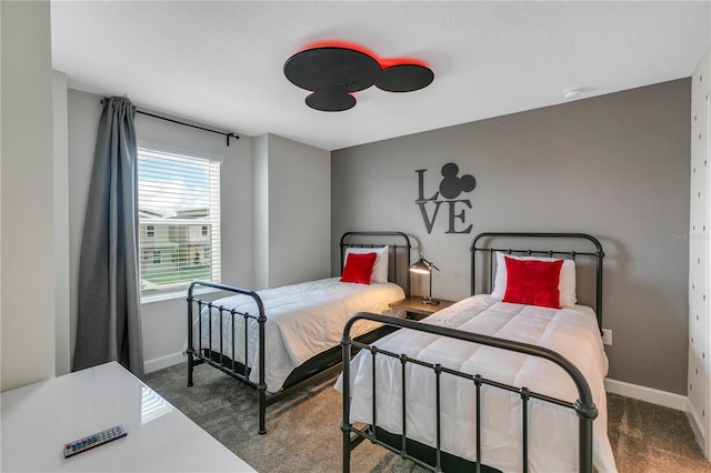 bedroom featuring carpet floors