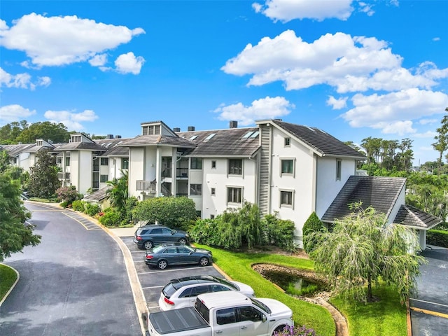 exterior space with a residential view